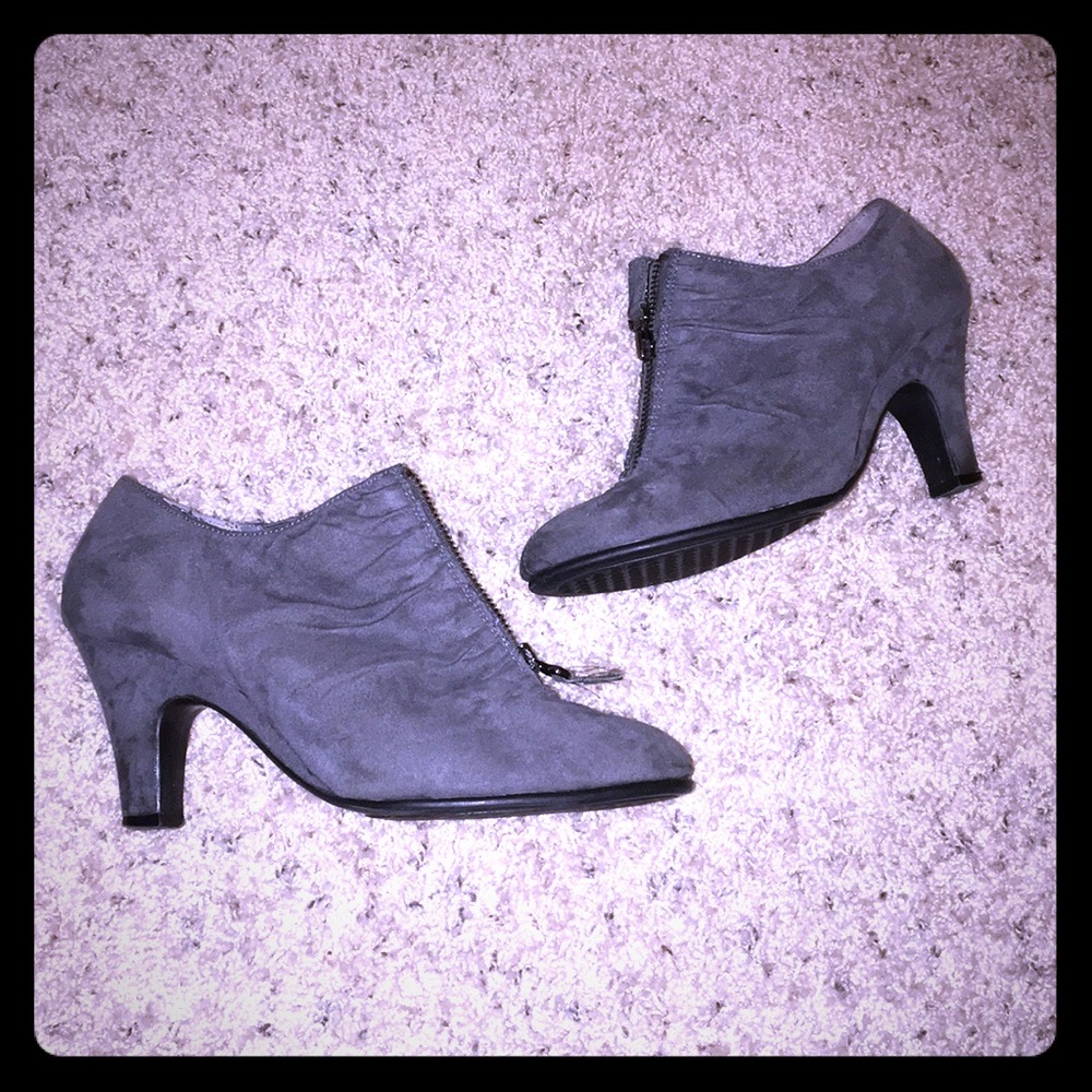 Grey booties